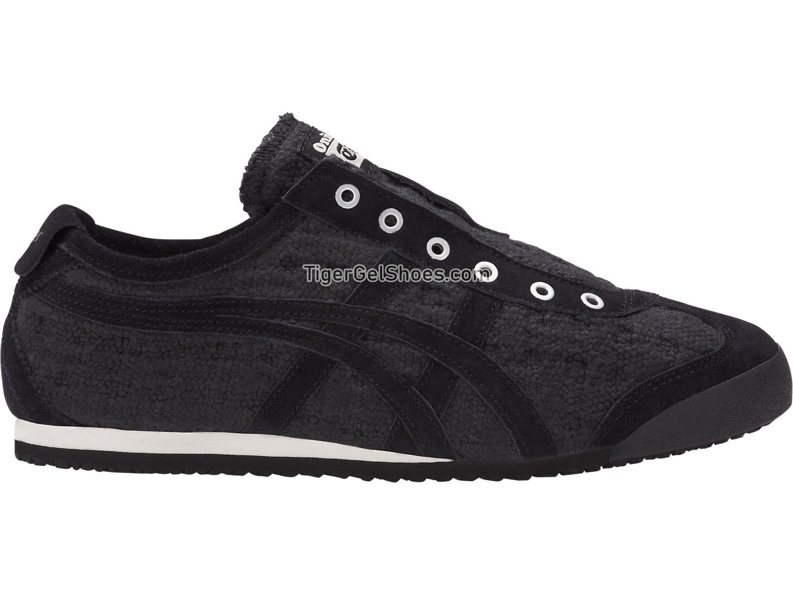 Onitsuka Tiger Mexico 66 Slip-on Black/Black D7L8N-9090 Womens Shoes
