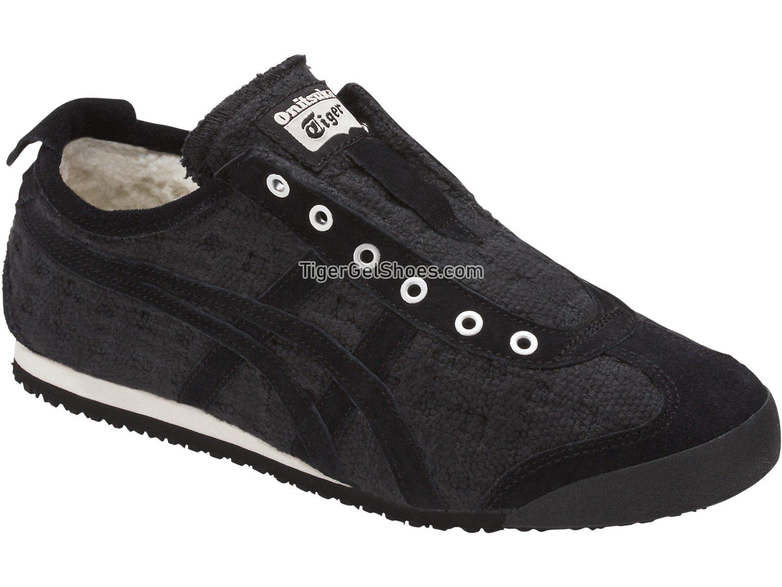 Onitsuka Tiger Mexico 66 Slip-on Black/Black D7L8N-9090 Womens Shoes