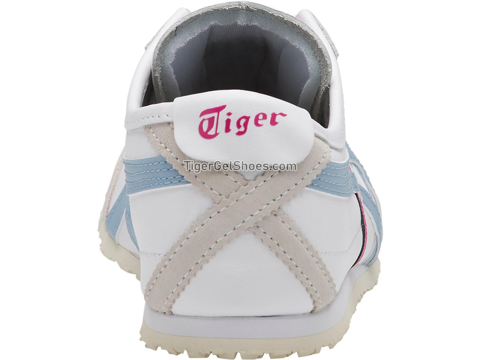 Onitsuka Tiger Mexico 66 White/Smoke Light Blue HL474-0140 Womens Shoes