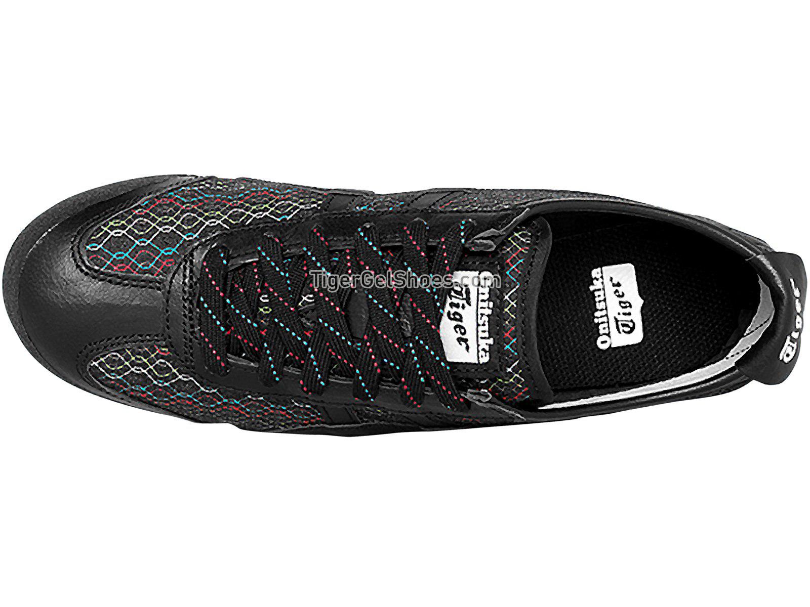 Onitsuka Tiger Mexico 66 Black/Black D7A9N-9090 Womens Shoes