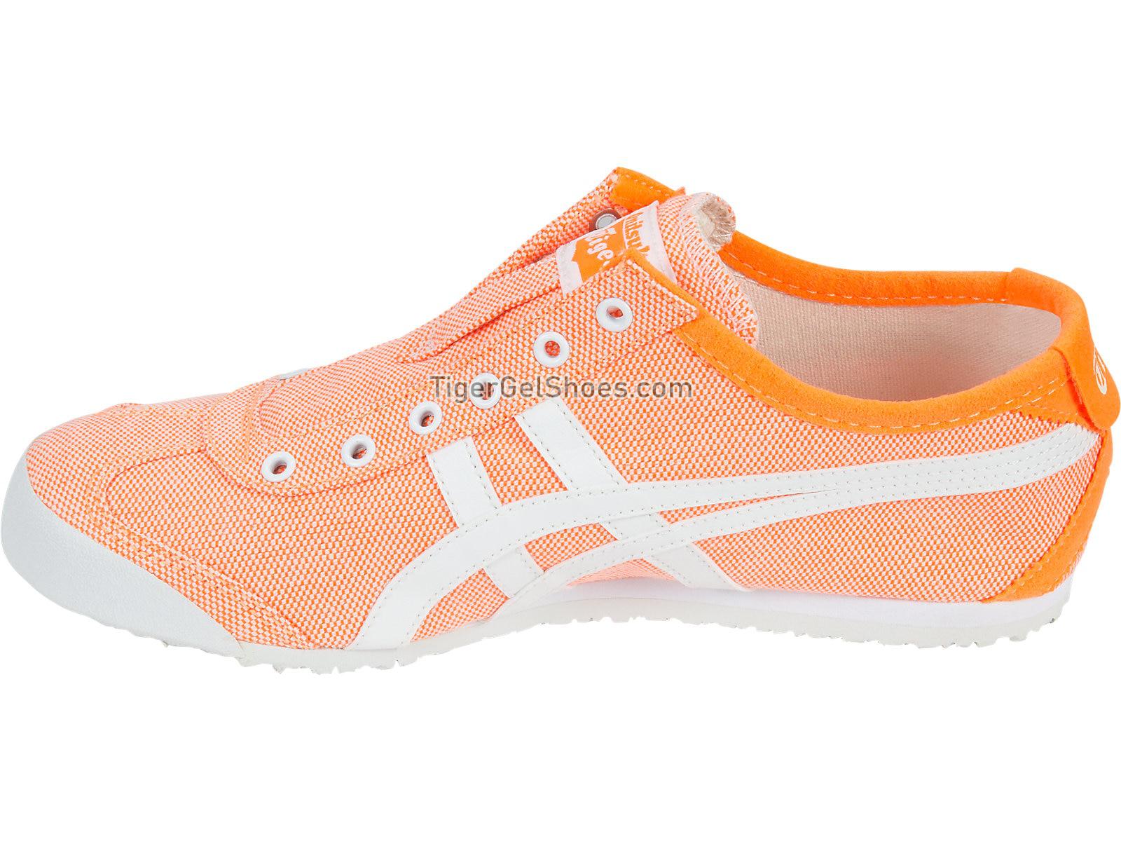 Onitsuka Tiger Mexico 66 Slip-on Hot Orange/White D786N-3001 Womens Shoes