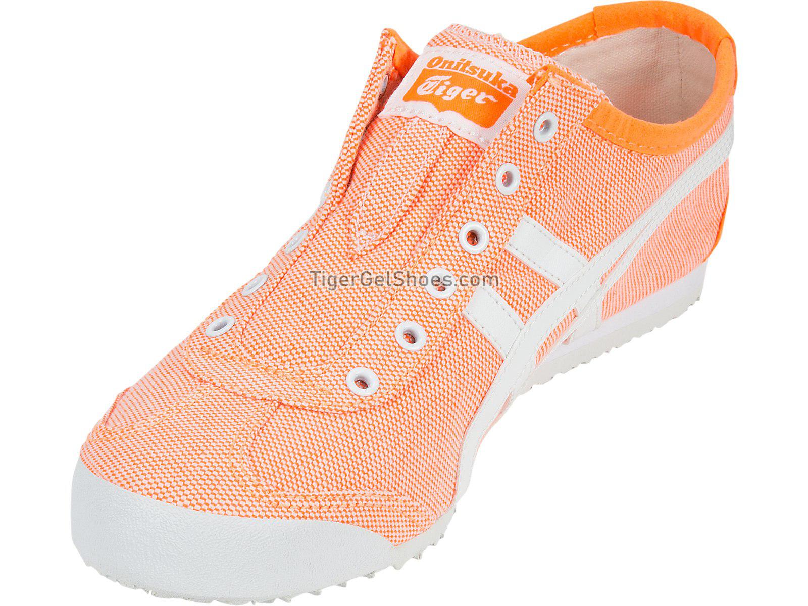 Onitsuka Tiger Mexico 66 Slip-on Hot Orange/White D786N-3001 Womens Shoes