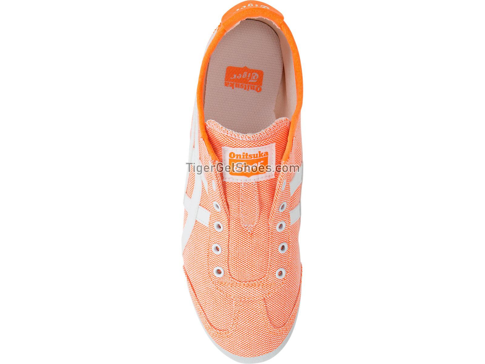 Onitsuka Tiger Mexico 66 Slip-on Hot Orange/White D786N-3001 Womens Shoes