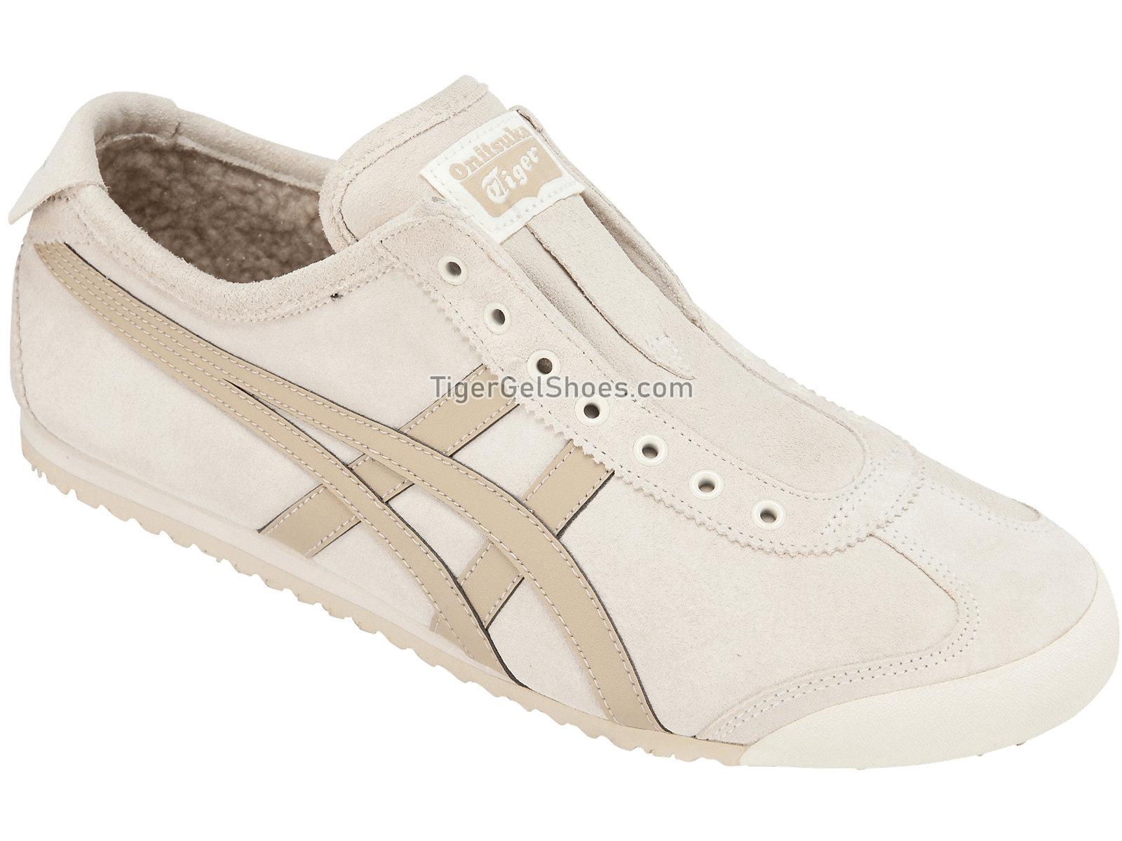 Onitsuka Tiger MEXICO 66 SLIP-ON Birch/Wood Crepe 1183A438-200 Mens Womens Shoes