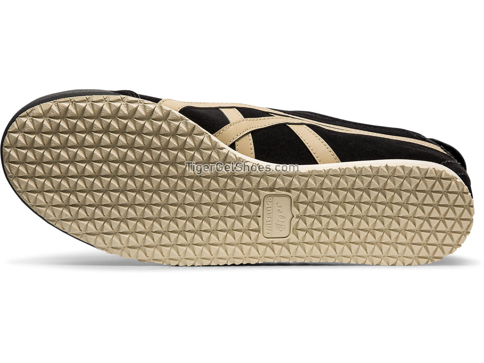 Onitsuka Tiger MEXICO 66 SLIP-ON Black/Wood Crepe 1183A438-001 Mens Womens Shoes