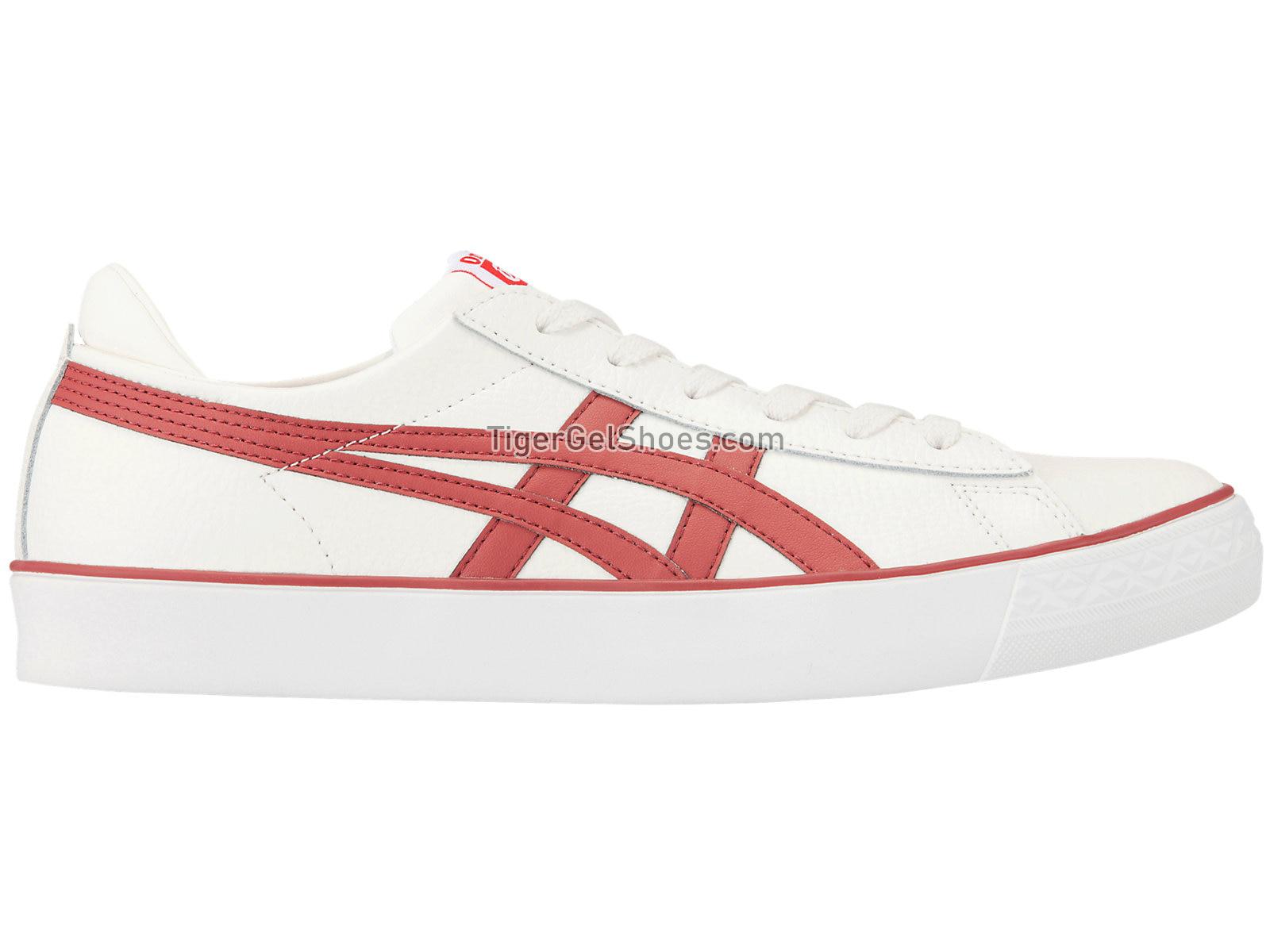 Onitsuka Tiger FABRE BL-S Cream/Burnt Red 1183A400-100 Mens Womens Shoes