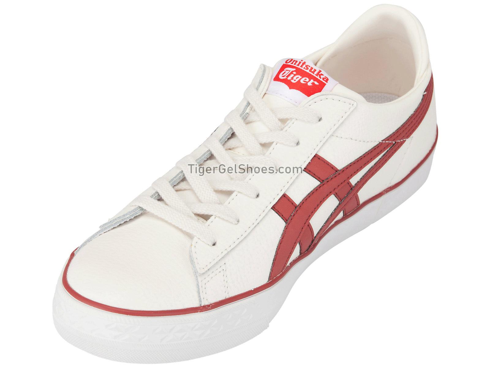Onitsuka Tiger FABRE BL-S Cream/Burnt Red 1183A400-100 Mens Womens Shoes