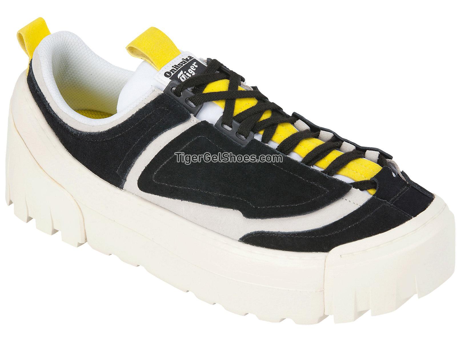 Onitsuka Tiger AP CHUNKY RUNNER LO Black/Vibrant Yellow 1183A421-001 Mens Womens Shoes