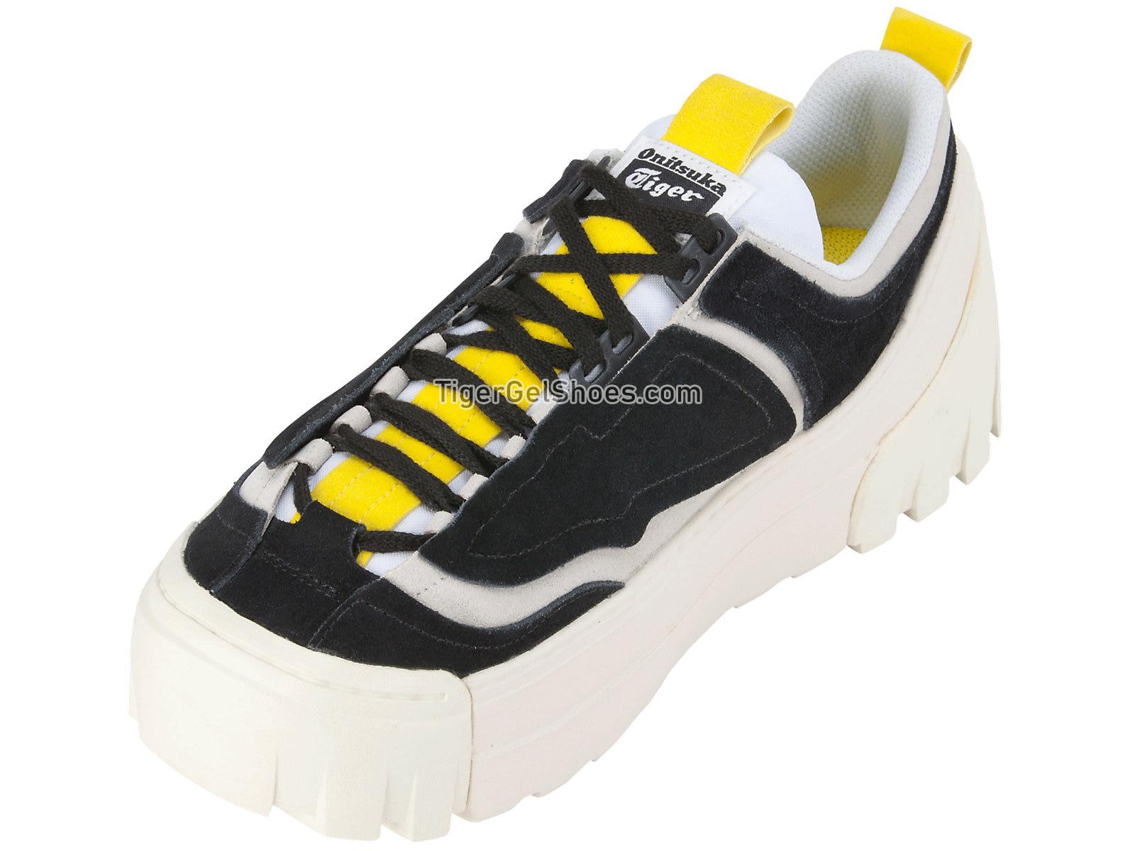 Onitsuka Tiger AP CHUNKY RUNNER LO Black/Vibrant Yellow 1183A421-001 Mens Womens Shoes