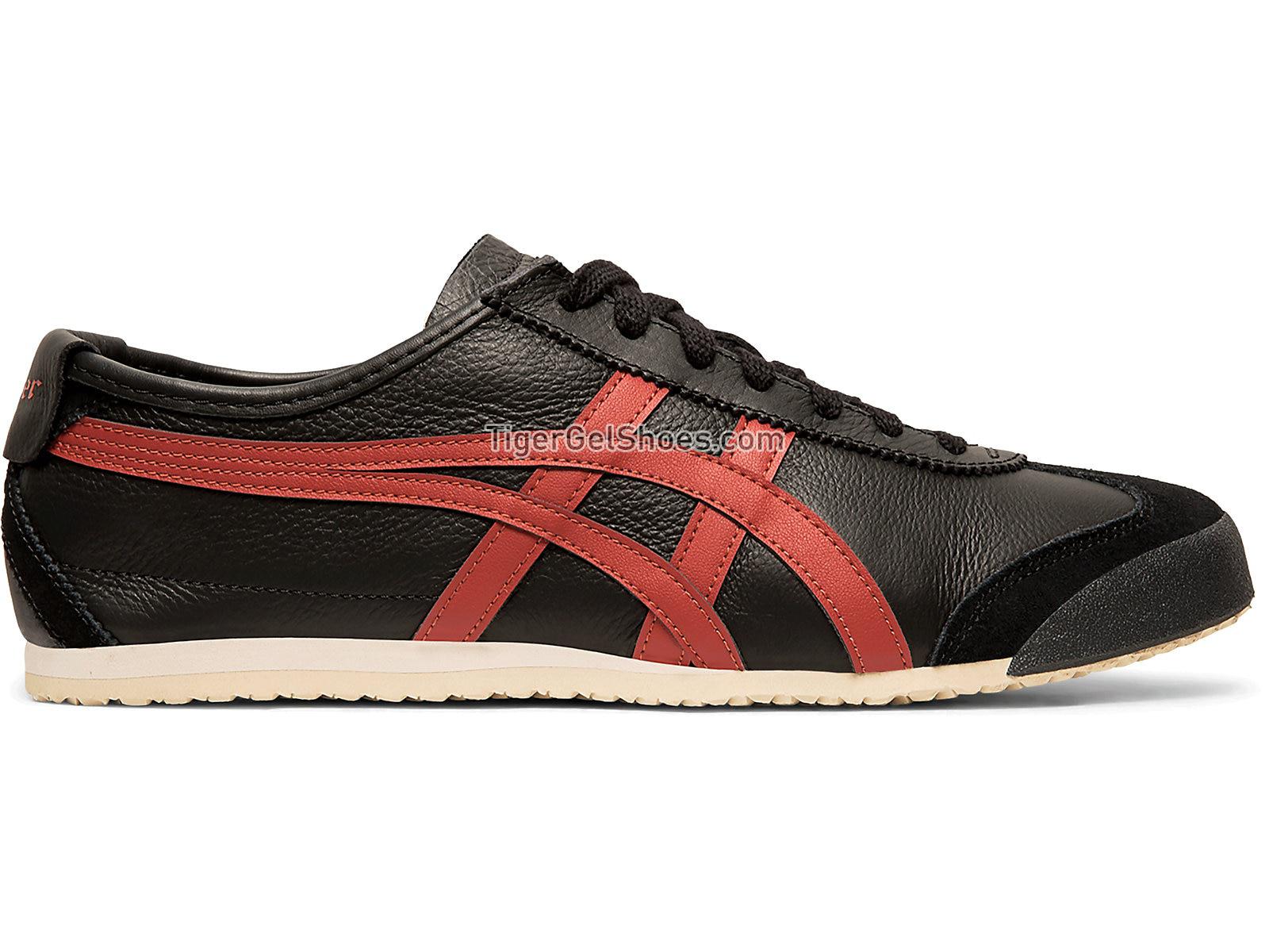 Onitsuka Tiger MEXICO 66 Black/Burnt Red 1183A201-002 Mens Womens Shoes