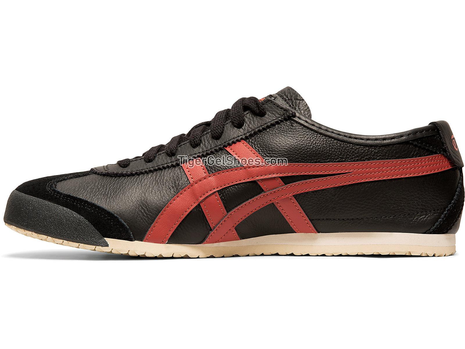 Onitsuka Tiger MEXICO 66 Black/Burnt Red 1183A201-002 Mens Womens Shoes