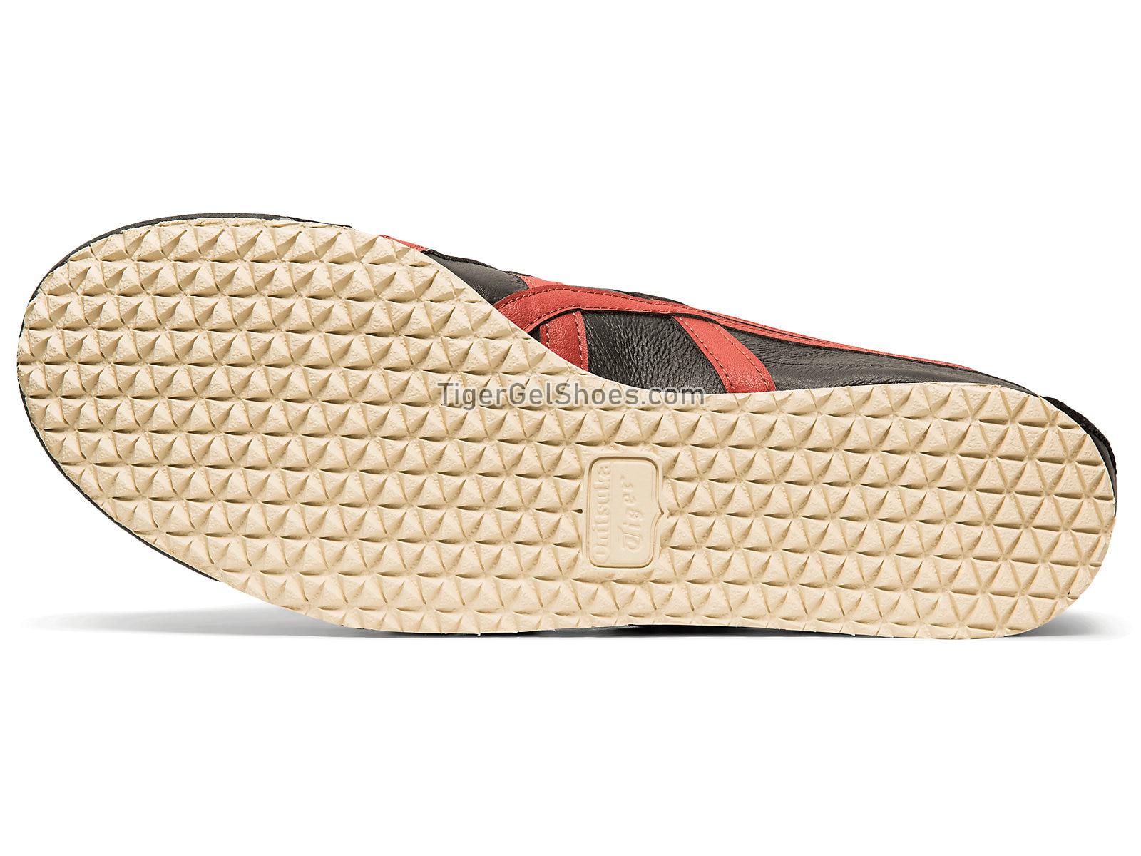 Onitsuka Tiger MEXICO 66 Black/Burnt Red 1183A201-002 Mens Womens Shoes