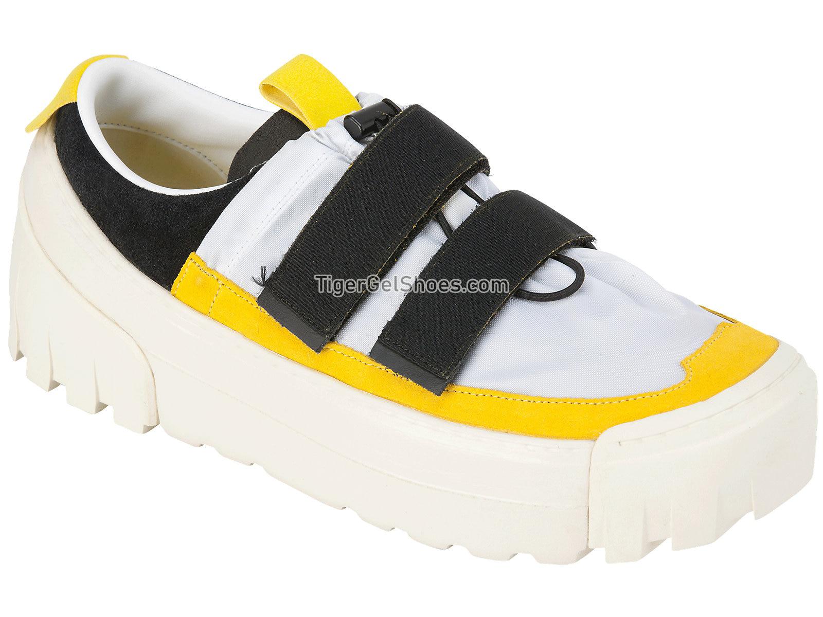 Onitsuka Tiger AP CHUNKY SLIP-ON White/Vibrant Yellow 1183A422-100 Mens Womens Shoes
