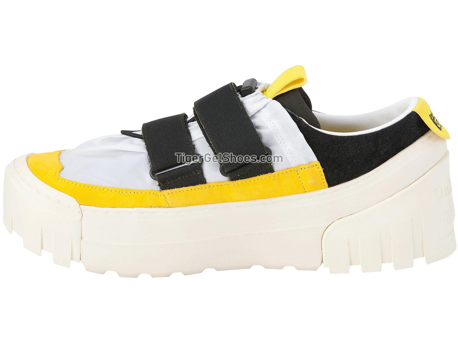 Onitsuka Tiger AP CHUNKY SLIP-ON White/Vibrant Yellow 1183A422-100 Mens Womens Shoes