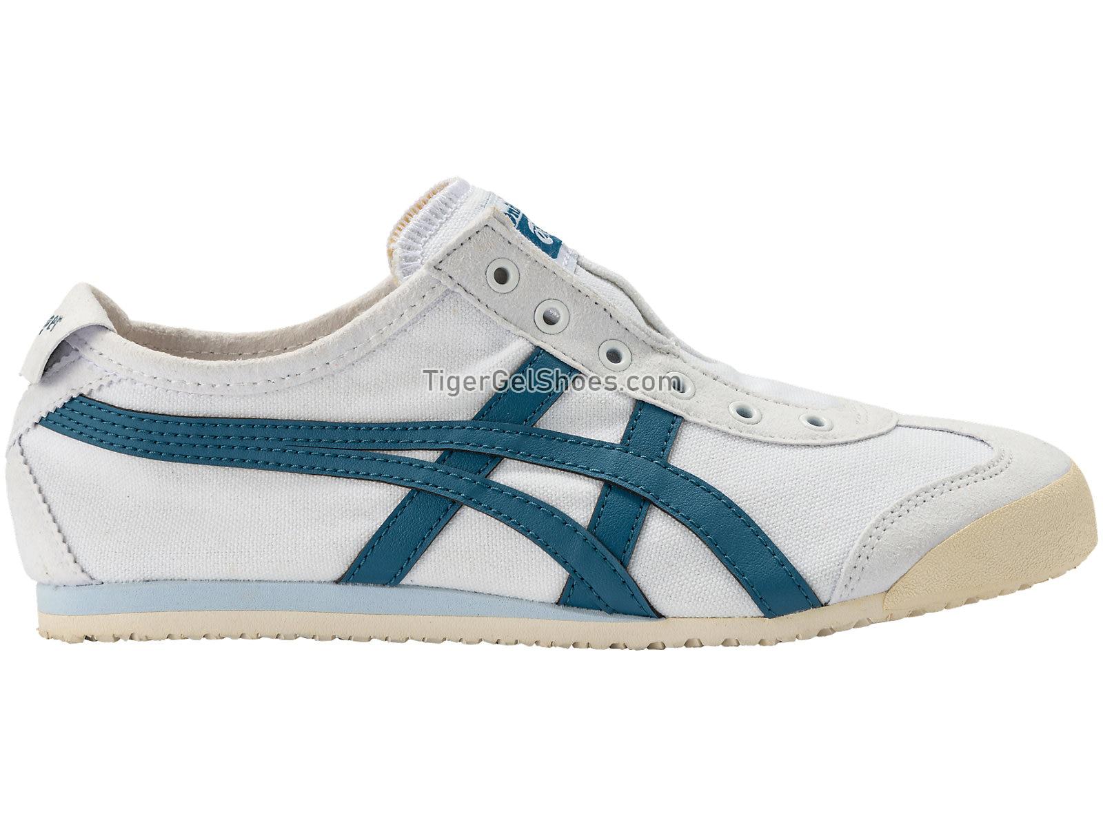 Onitsuka Tiger MEXICO 66 SLIP-ON White/Winter Sea 1183A360-105 Mens Womens Shoes