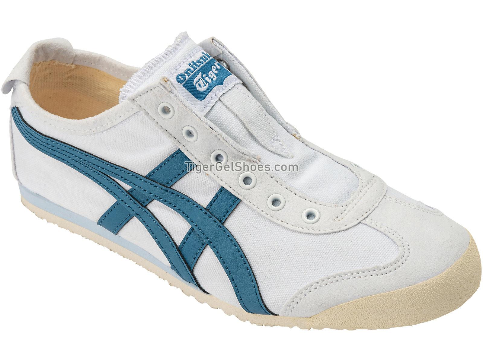 Onitsuka Tiger MEXICO 66 SLIP-ON White/Winter Sea 1183A360-105 Mens Womens Shoes