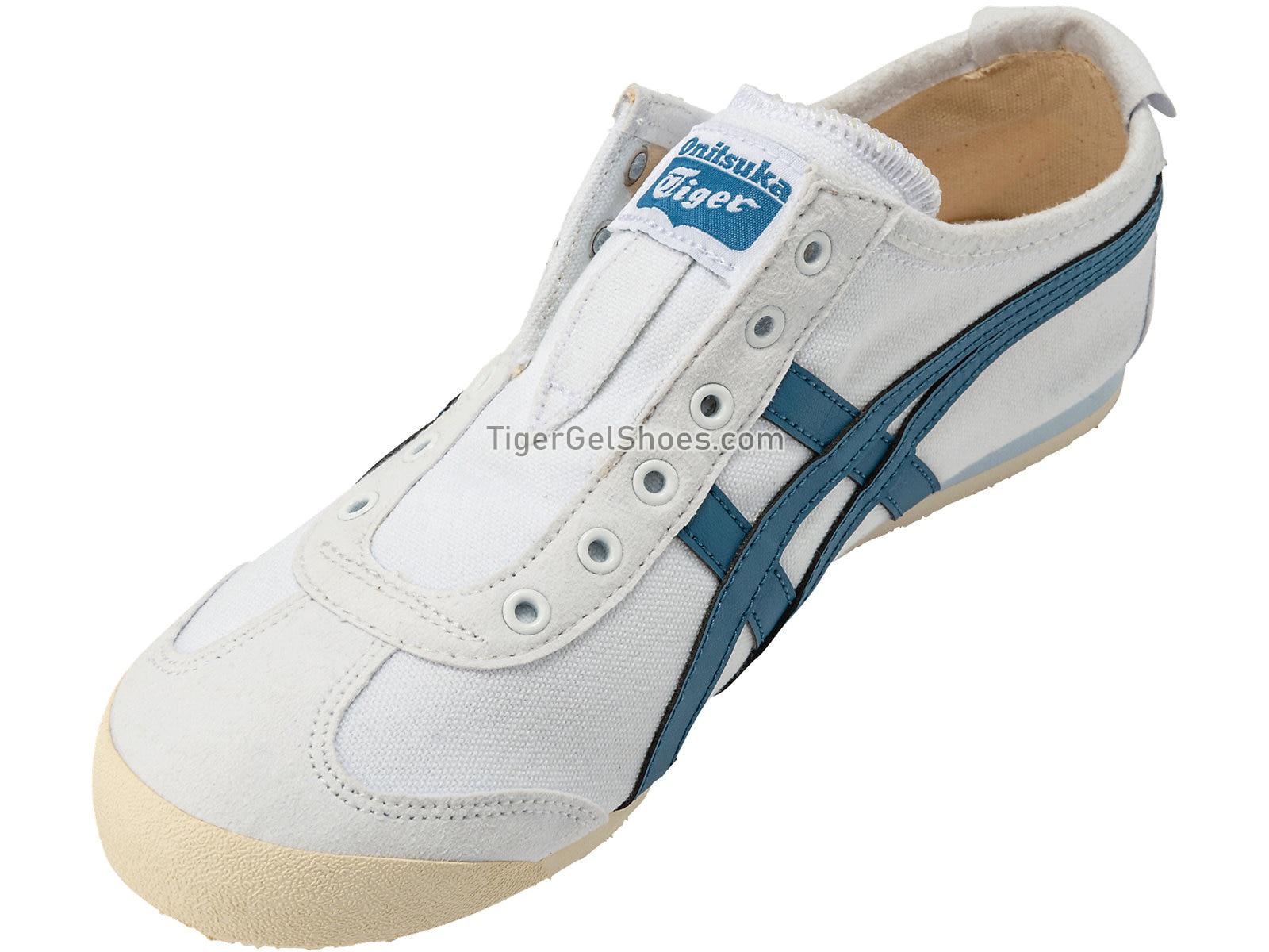Onitsuka Tiger MEXICO 66 SLIP-ON White/Winter Sea 1183A360-105 Mens Womens Shoes