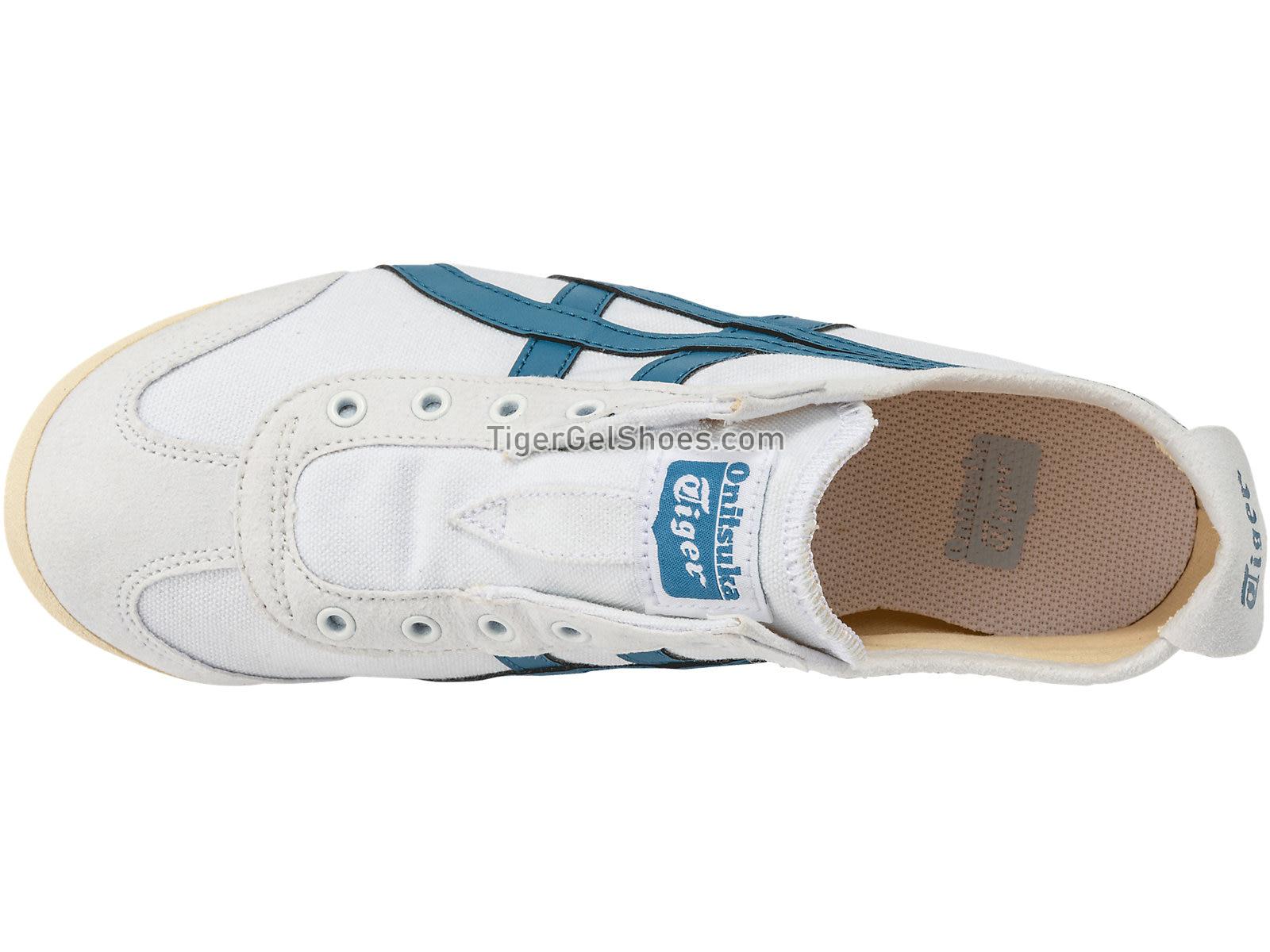 Onitsuka Tiger MEXICO 66 SLIP-ON White/Winter Sea 1183A360-105 Mens Womens Shoes