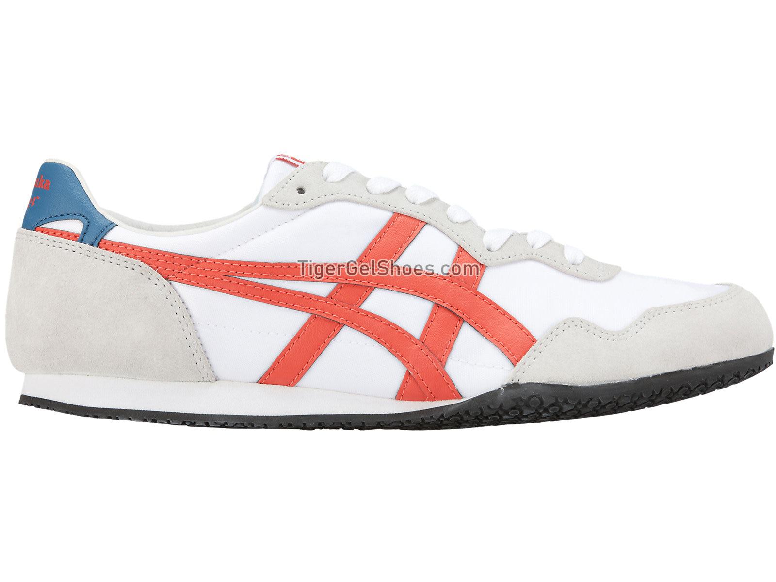 Onitsuka Tiger SERRANO White/Fire Opal 1183A237-102 Mens Womens Shoes