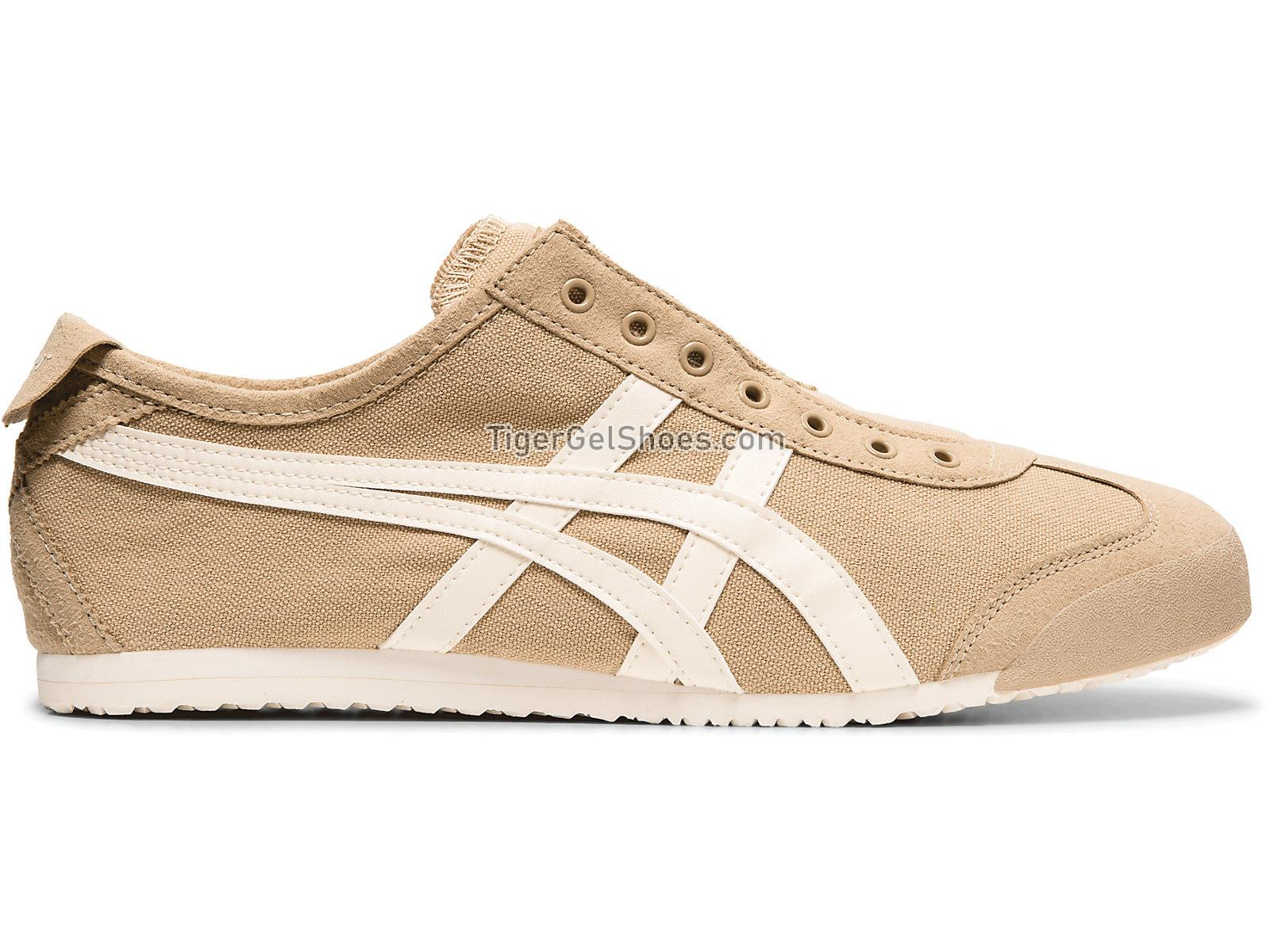Onitsuka Tiger MEXICO 66 SLIP-ON Wood Crepe/Cream 1183A360-204 Mens Womens Shoes