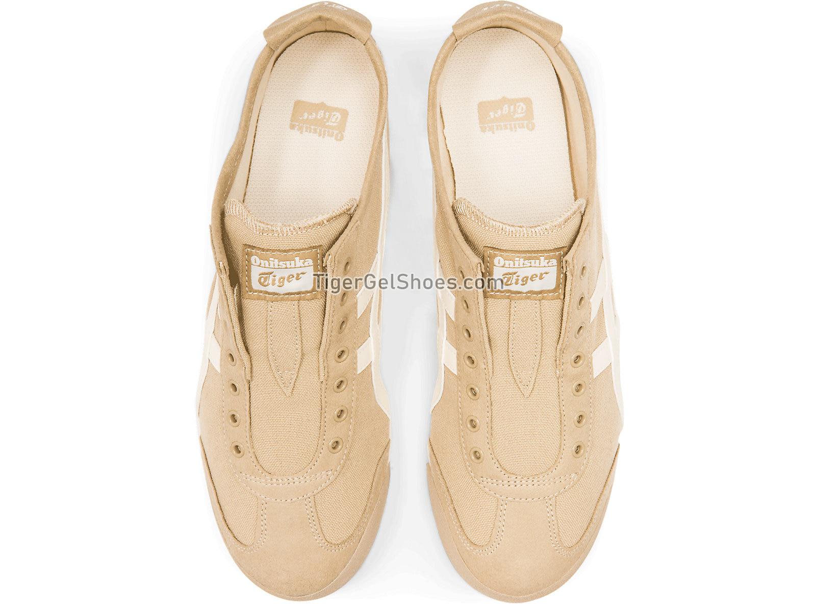 Onitsuka Tiger MEXICO 66 SLIP-ON Wood Crepe/Cream 1183A360-204 Mens Womens Shoes