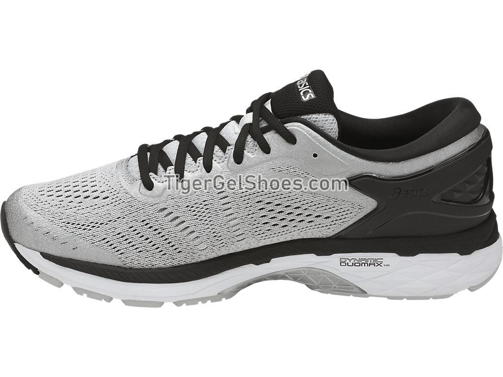 Asics GEL-Kayano 24 (4E) Silver/Black/Mid Grey T7A1N-9390 Mens Running Shoes