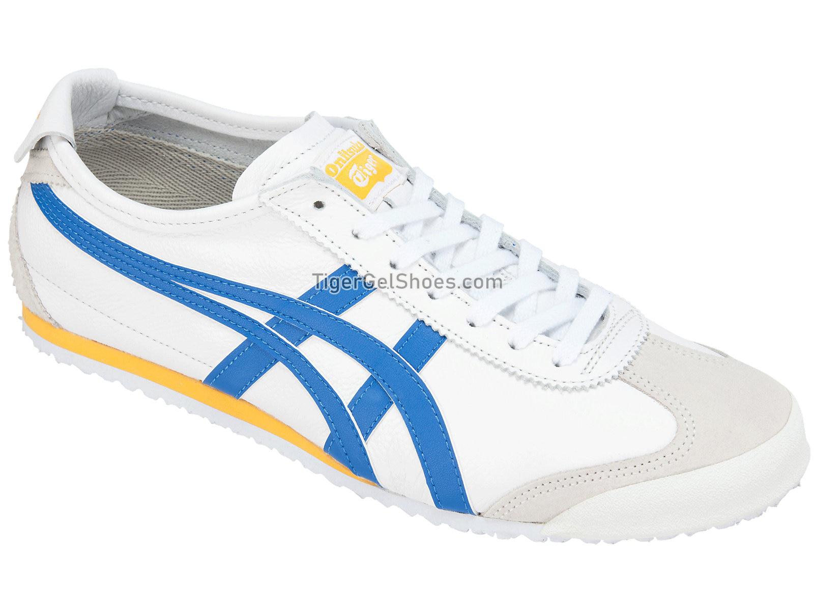 Onitsuka Tiger MEXICO 66 White/Freedom Blue 1183A201-100 Mens Womens Shoes