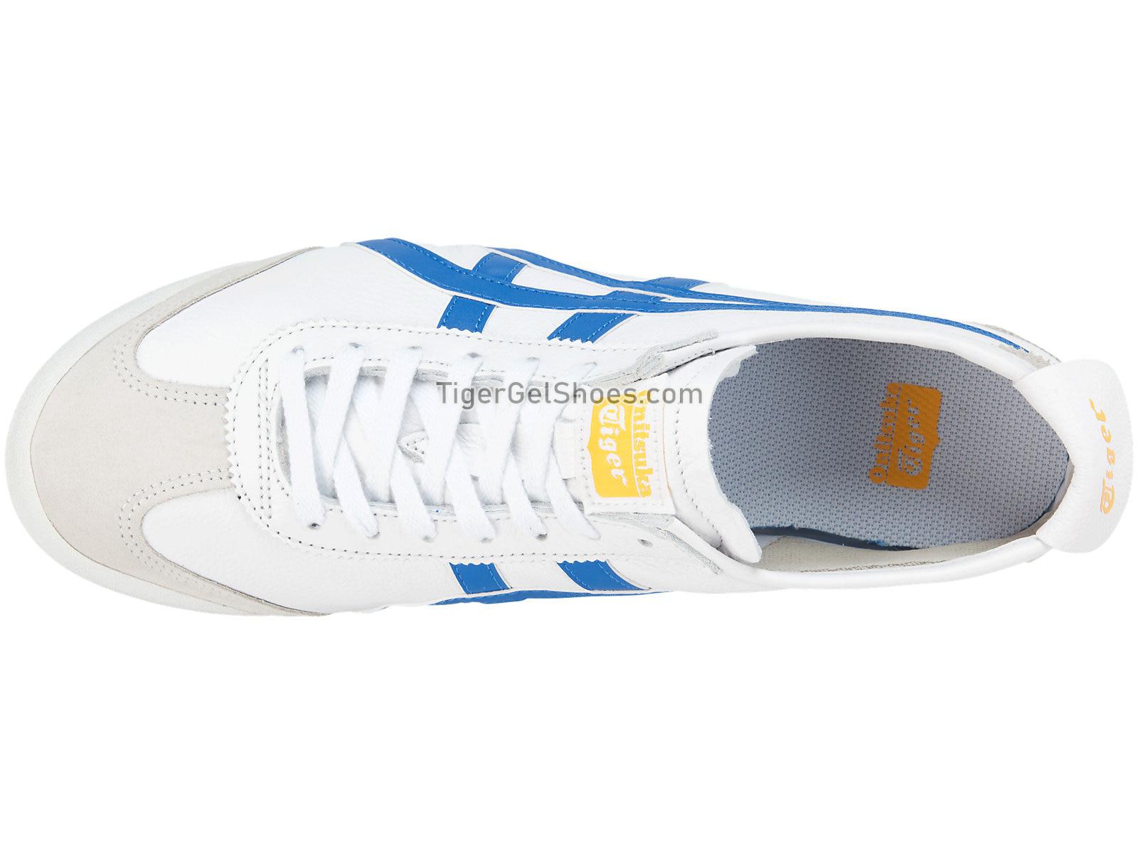 Onitsuka Tiger MEXICO 66 White/Freedom Blue 1183A201-100 Mens Womens Shoes