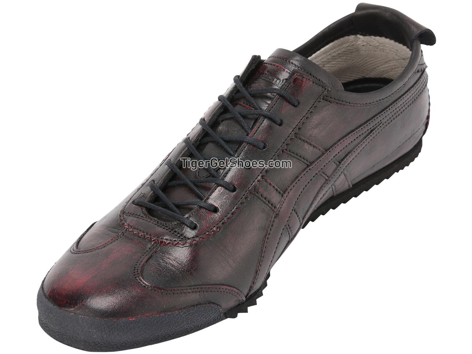 Onitsuka Tiger MEXICO 66 DELUXE Black/Classic Red D8G0L-9023 Mens Womens Shoes