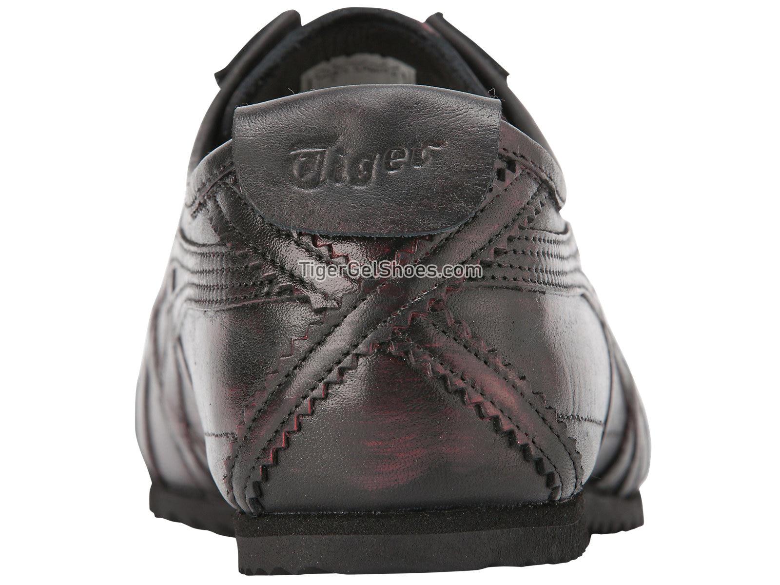 Onitsuka Tiger MEXICO 66 DELUXE Black/Classic Red D8G0L-9023 Mens Womens Shoes
