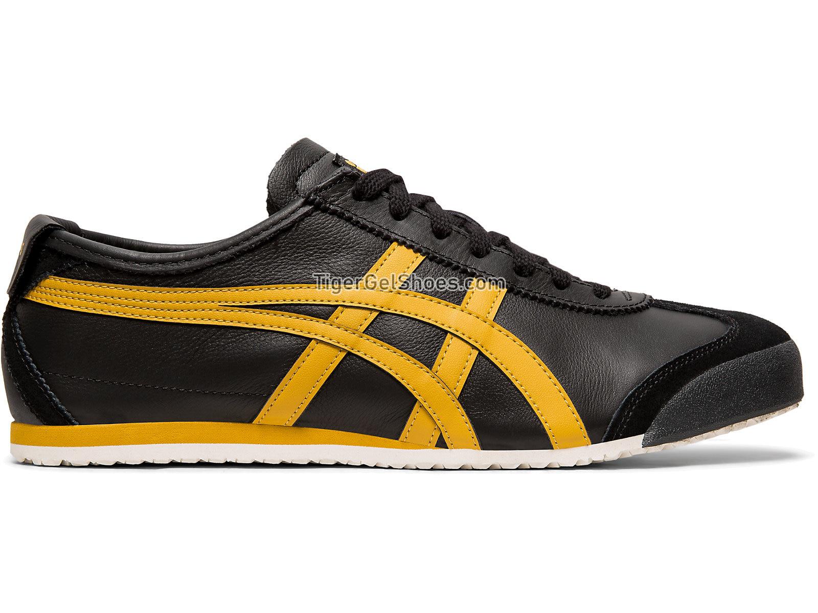 Onitsuka Tiger MEXICO 66 Black/Honey Gold 1183A201-001 Mens Womens Shoes