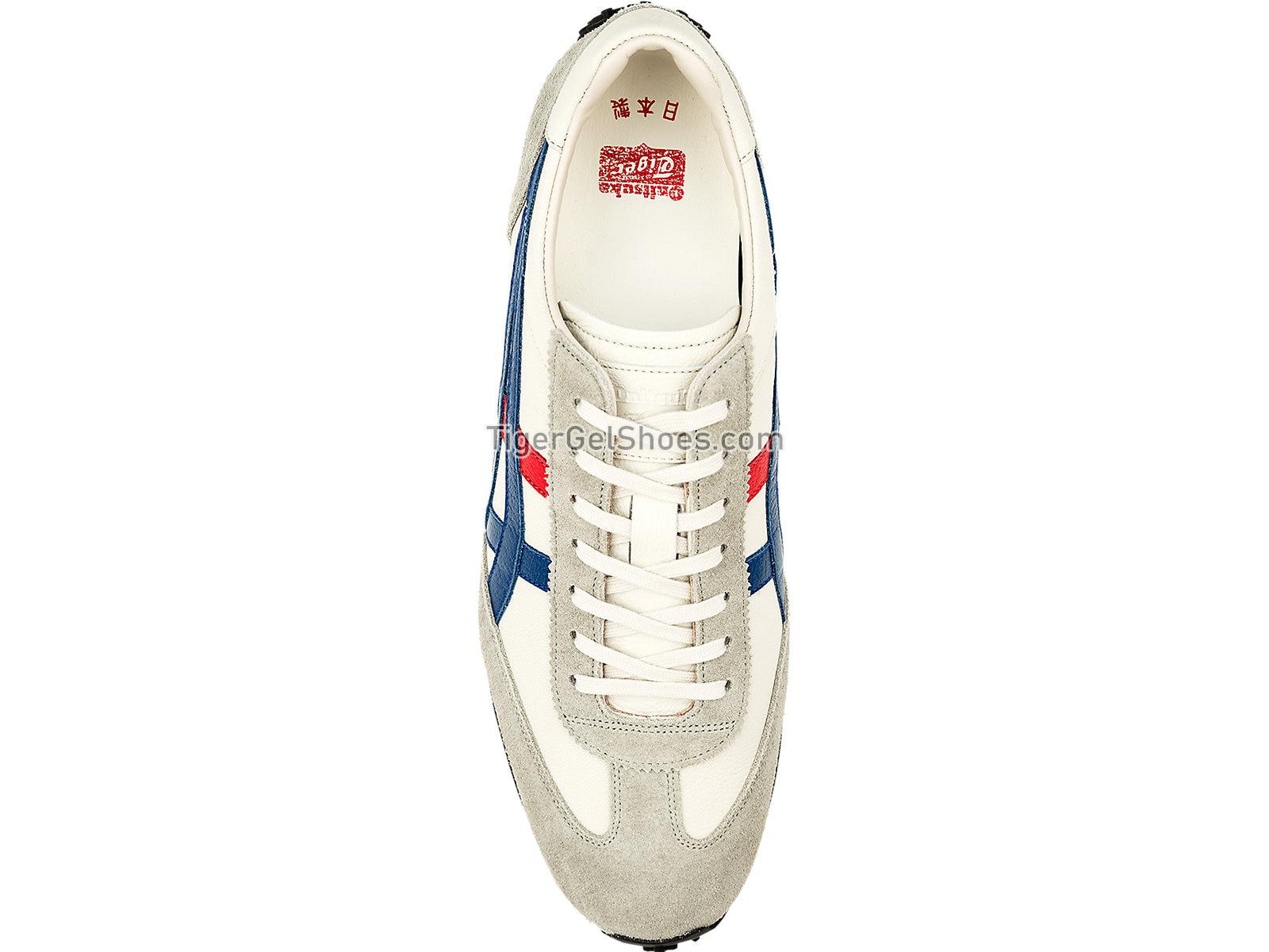 Onitsuka Tiger EDR 78 DELUXE Cream/ASICS Blue 1181A060-100 Mens Womens Shoes