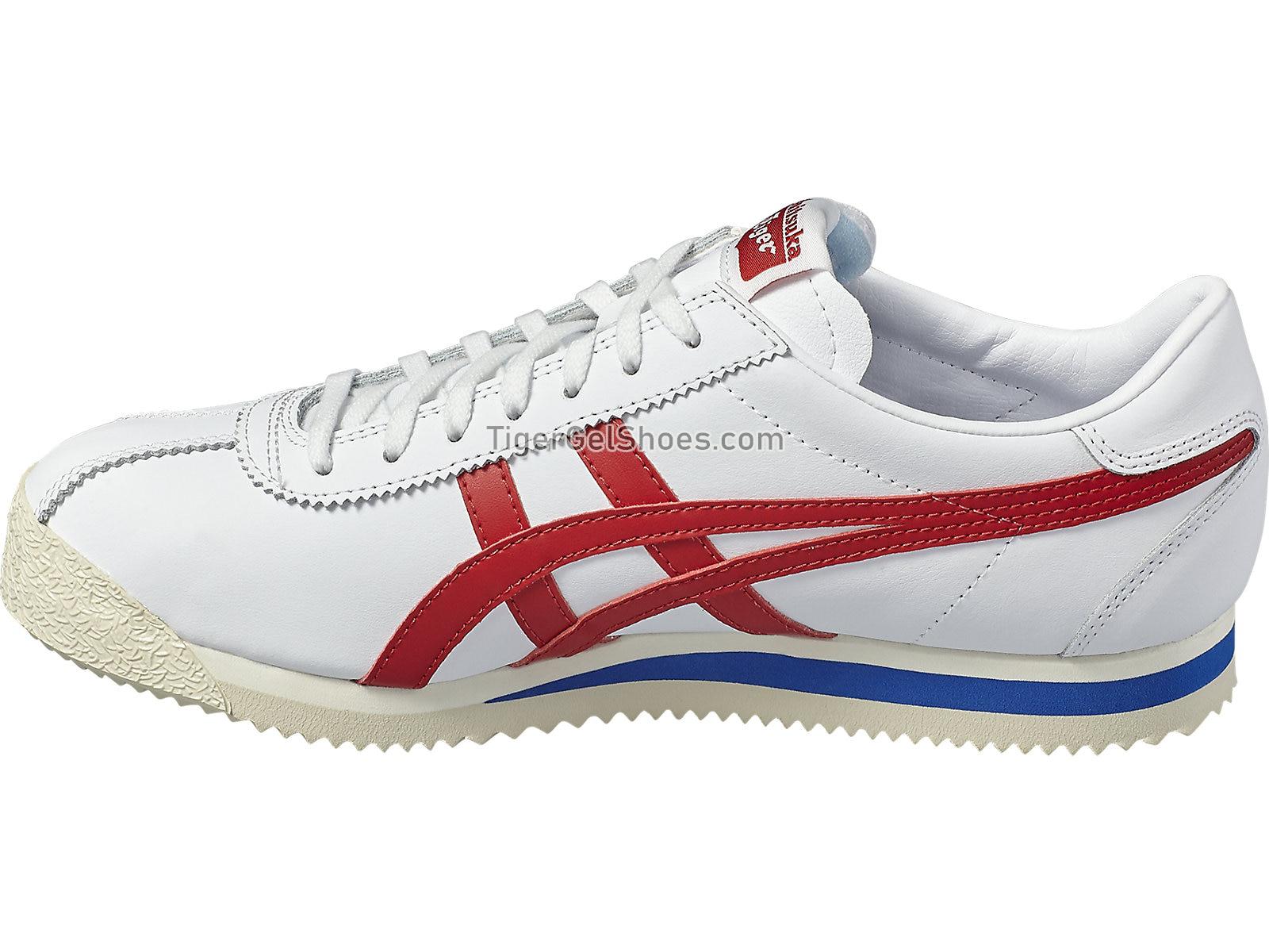 Onitsuka Tiger TIGER CORSAIR White/True Red D713L-0123 Mens Womens Shoes