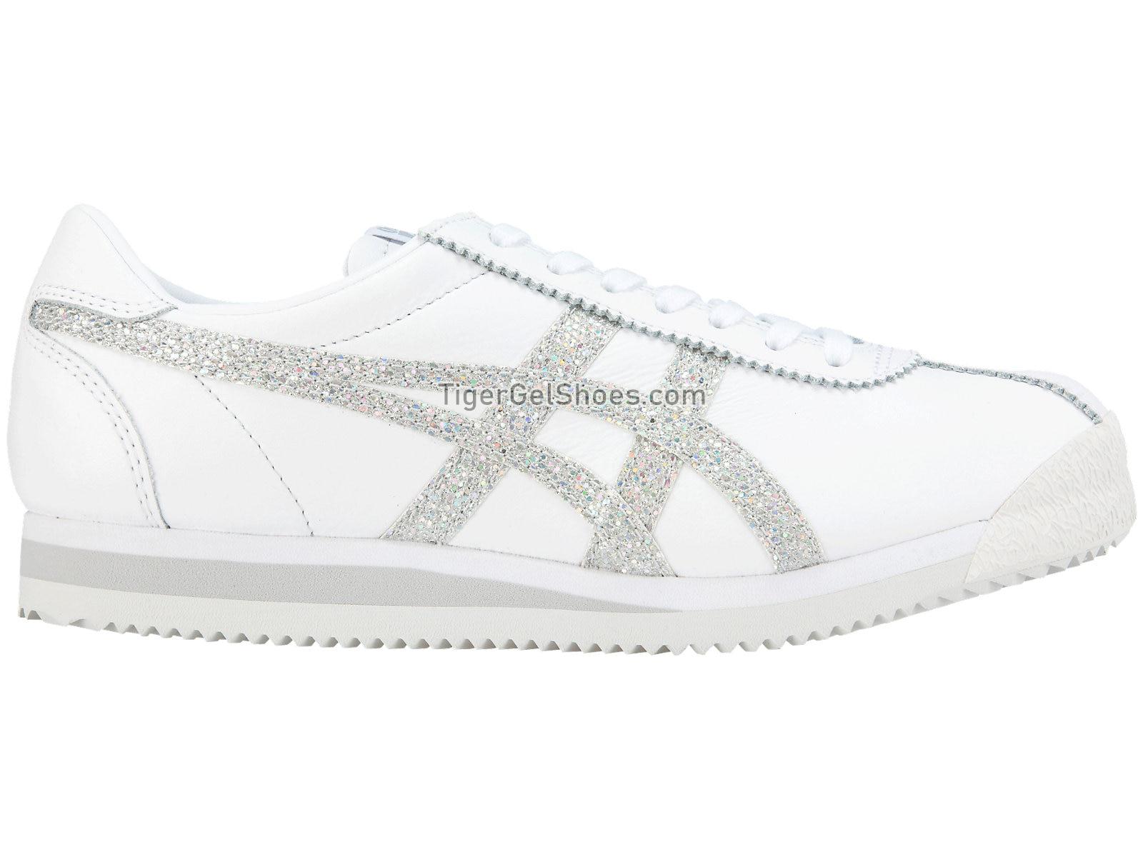 Onitsuka Tiger TIGER CORSAIR White/Silver 1182A146-100 Womens Shoes