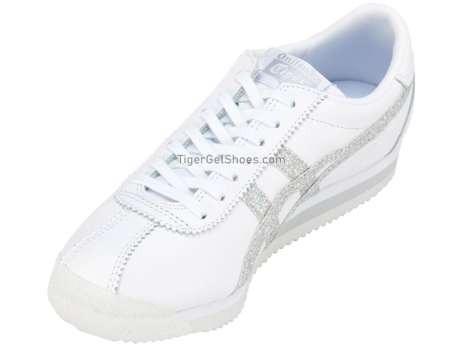 Onitsuka Tiger TIGER CORSAIR White/Silver 1182A146-100 Womens Shoes