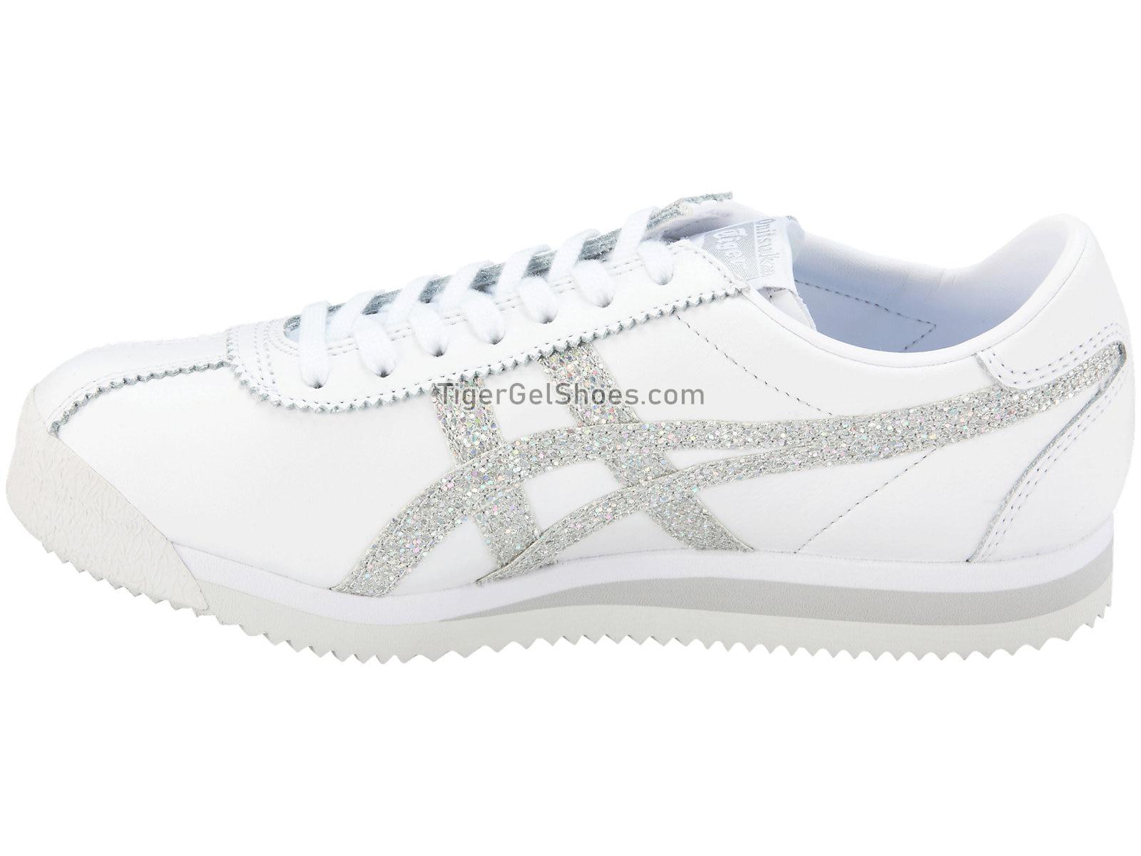 Onitsuka Tiger TIGER CORSAIR White/Silver 1182A146-100 Womens Shoes