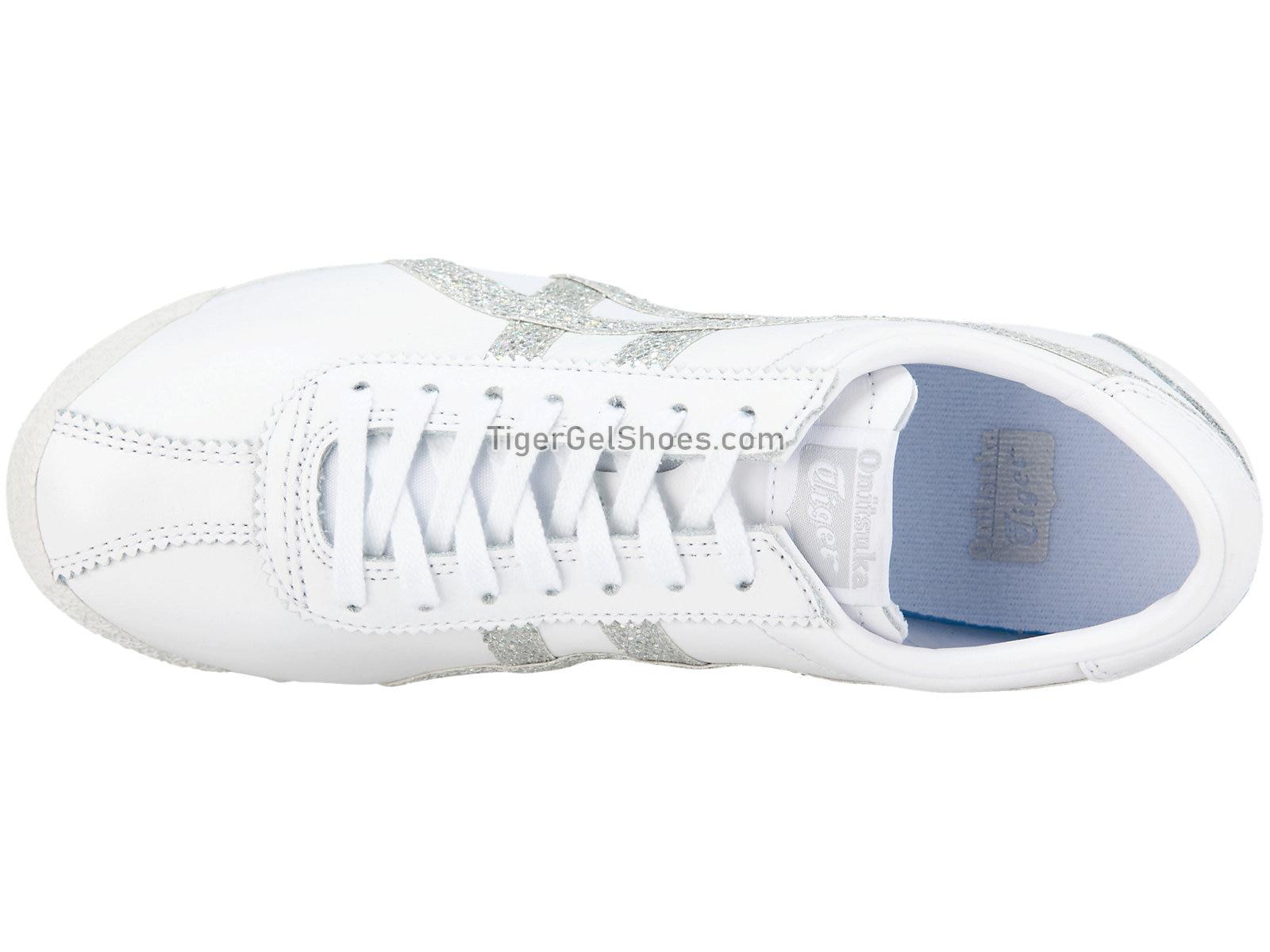 Onitsuka Tiger TIGER CORSAIR White/Silver 1182A146-100 Womens Shoes