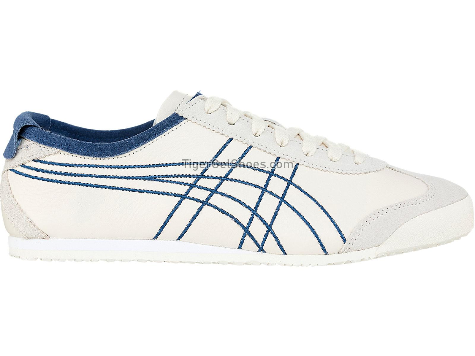 Onitsuka Tiger MEXICO 66 Birch/Midnight Blue 1183A349-200 Mens Womens Shoes