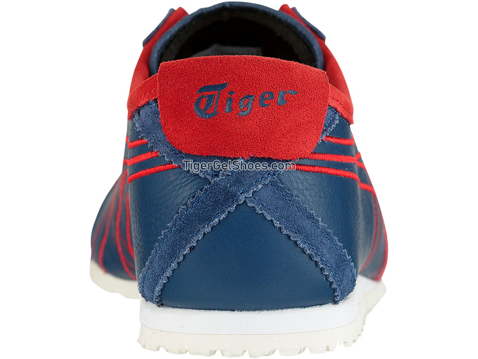 Onitsuka Tiger MEXICO 66 Midnight Blue/Classic Red 1183A349-400 Mens Womens Shoes