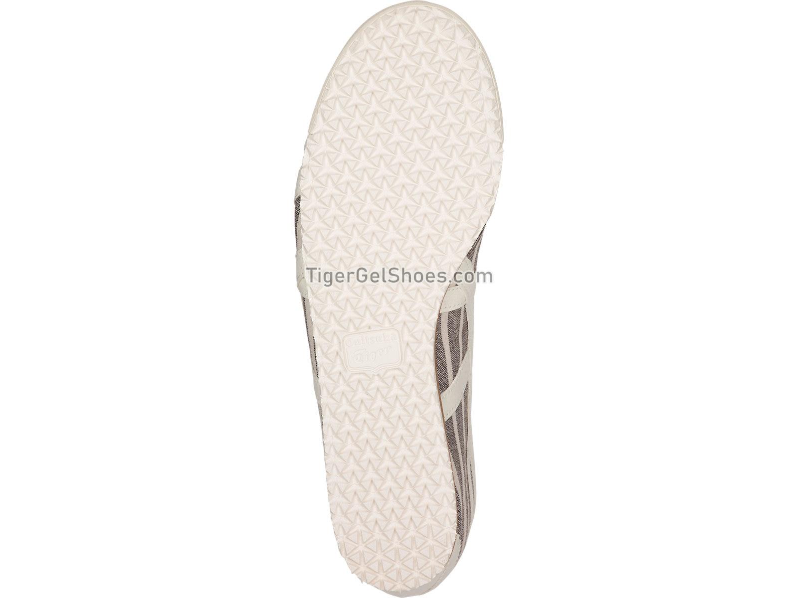 Onitsuka Tiger MEXICO 66 SLIP-ON Brown Stripes/White 1183A239-201 Mens Womens Shoes