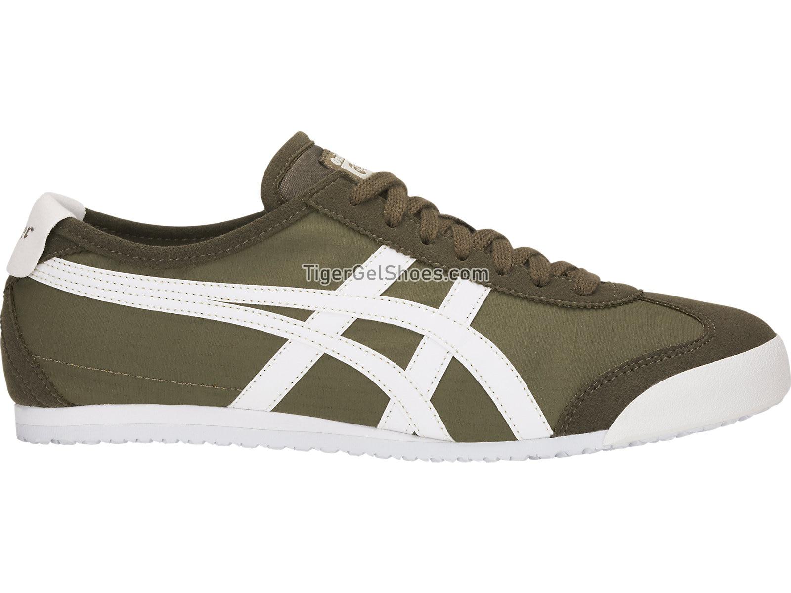 Onitsuka Tiger MEXICO 66 Dark Olive/White 1183A223-300 Mens Womens Shoes