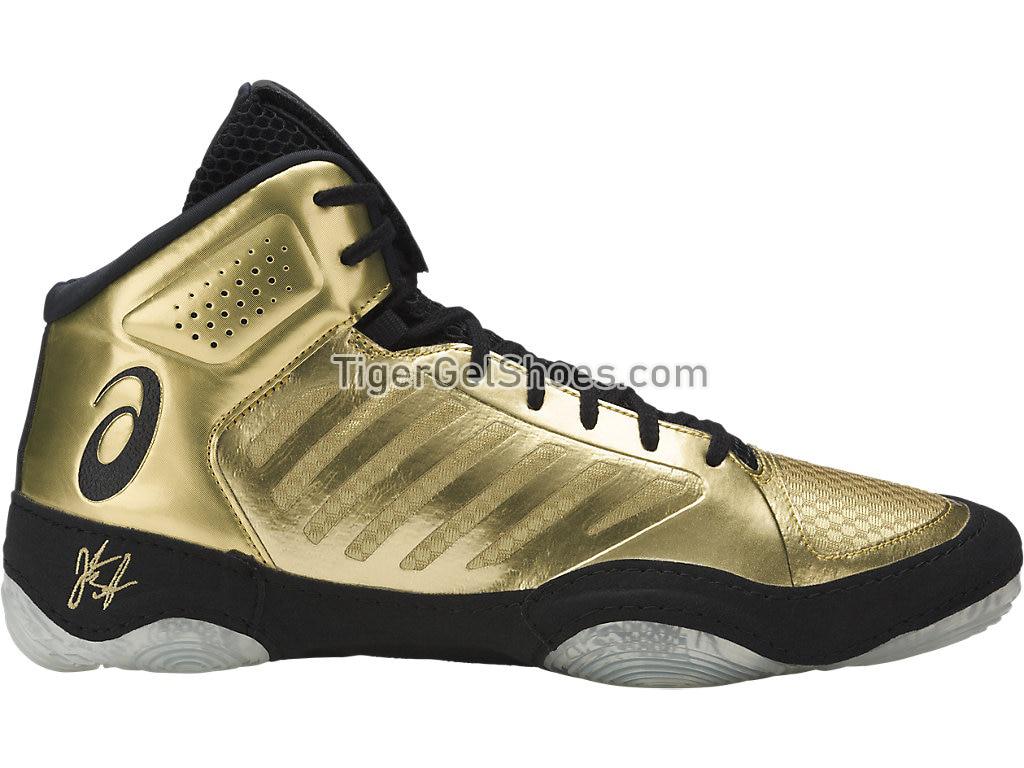 Asics JB Elite III Rich Gold/Black J702N-9490 Womens Mens Wrestling Shoes