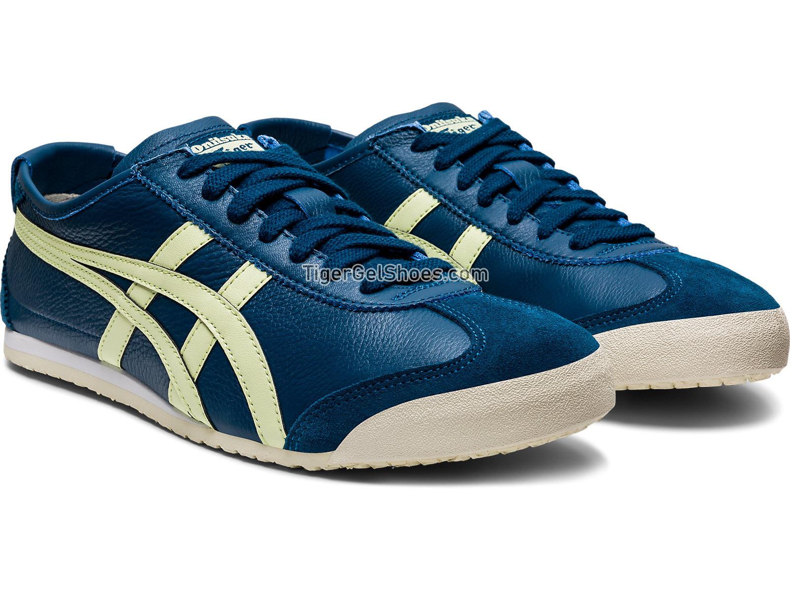 Onitsuka Tiger MEXICO 66 Mako Blue/Huddle Yellow 1183A201-402 Mens Womens Shoes