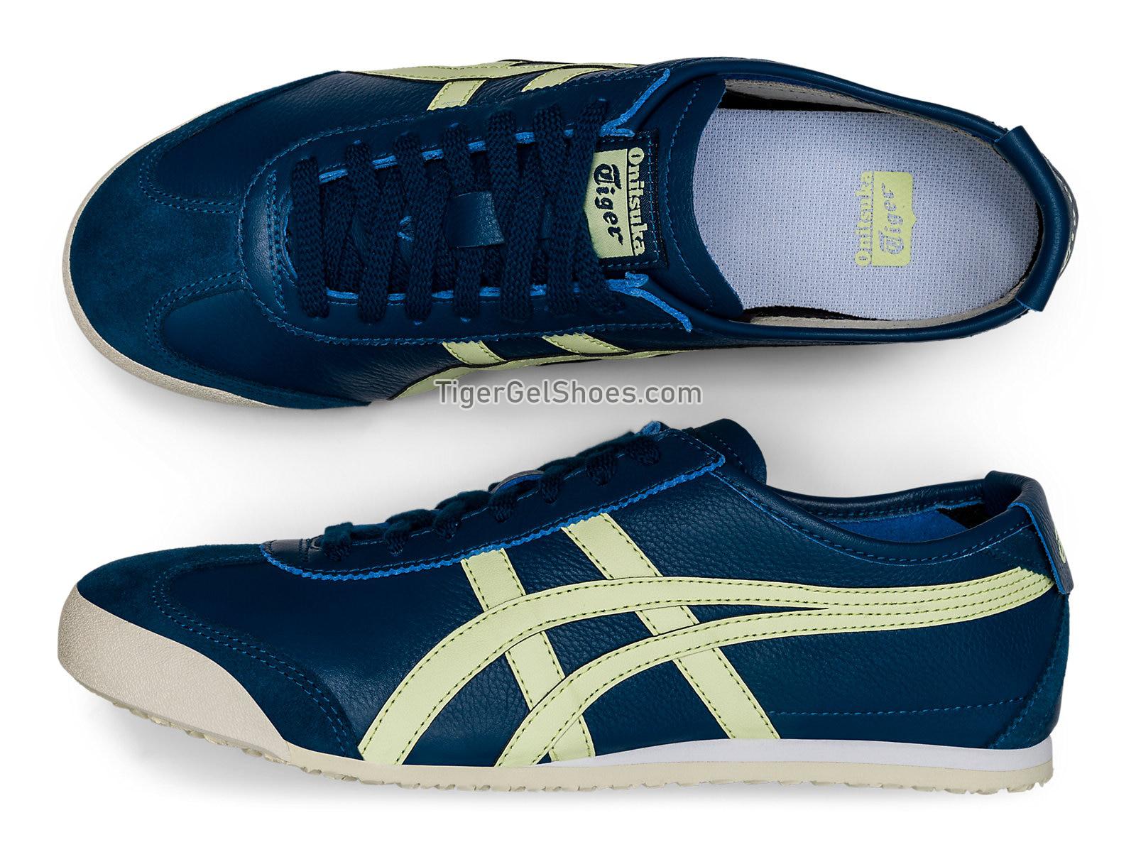 Onitsuka Tiger MEXICO 66 Mako Blue/Huddle Yellow 1183A201-402 Mens Womens Shoes