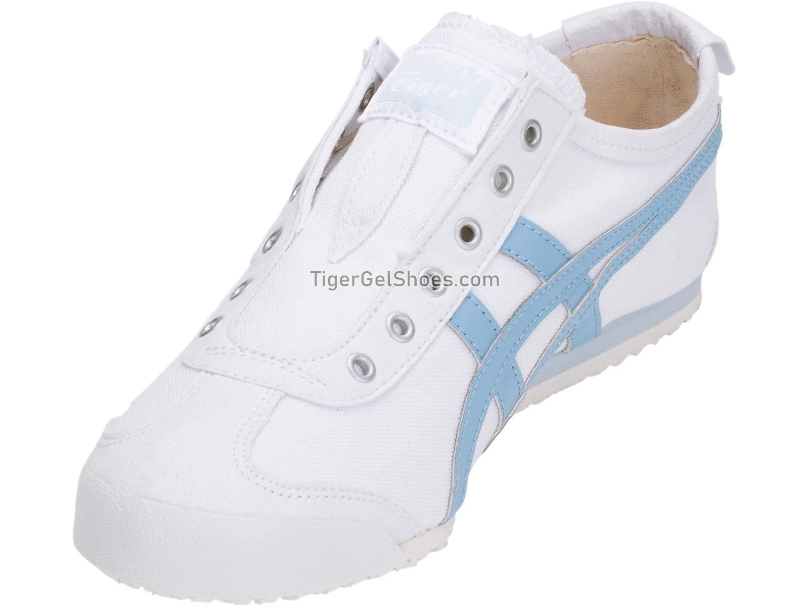 Onitsuka Tiger MEXICO 66 SLIP-ON White/Blue Smoke 1182A087-101 Womens Shoes