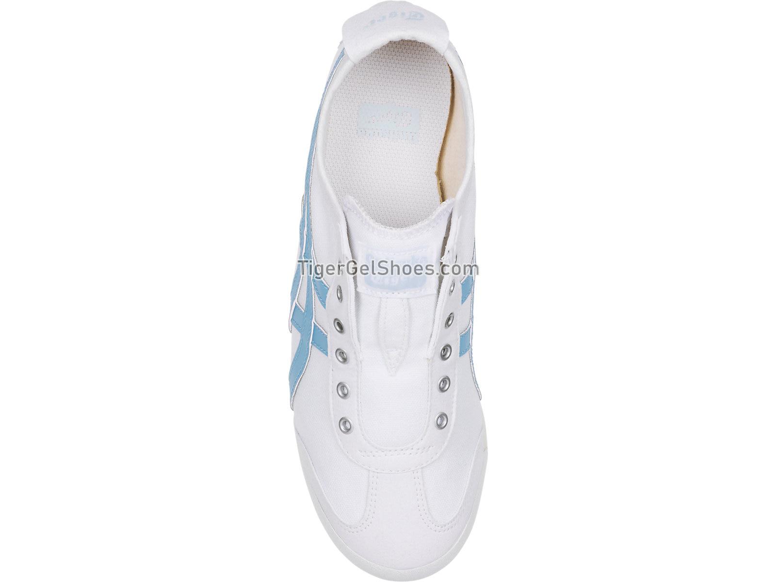 Onitsuka Tiger MEXICO 66 SLIP-ON White/Blue Smoke 1182A087-101 Womens Shoes