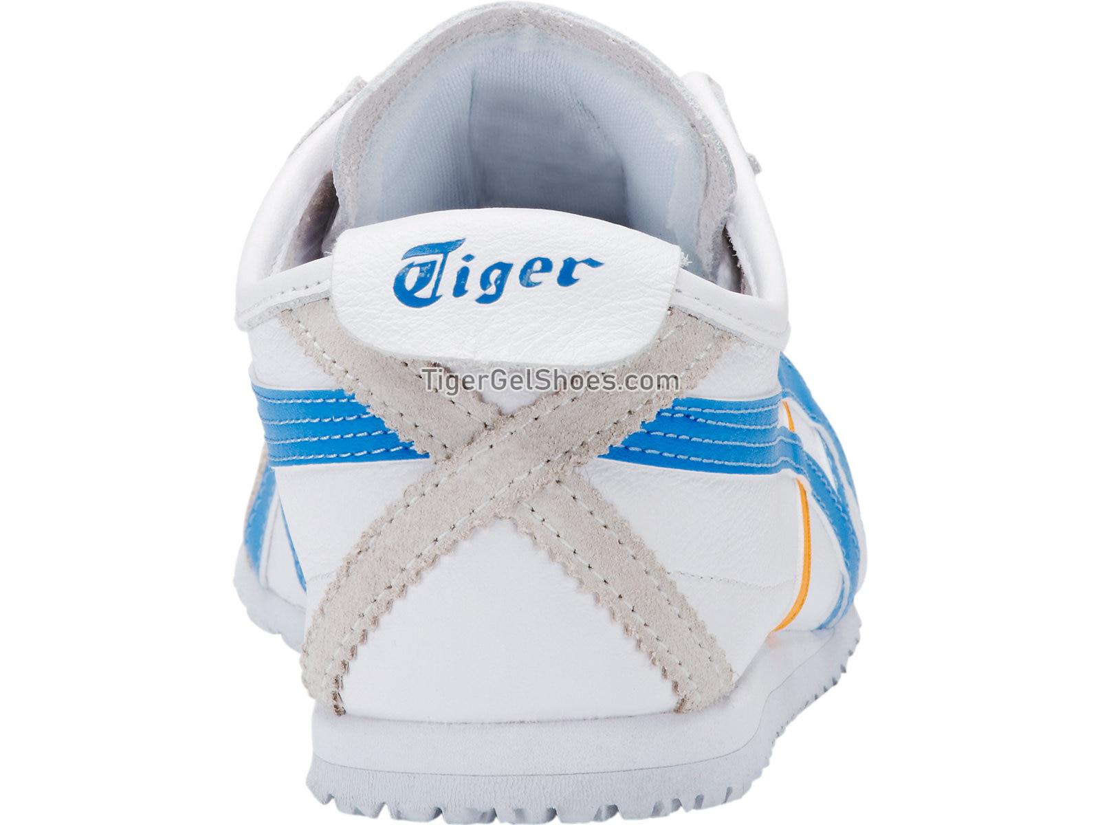 Onitsuka Tiger MEXICO 66 White/Azul Blue 1182A078-102 Womens Shoes