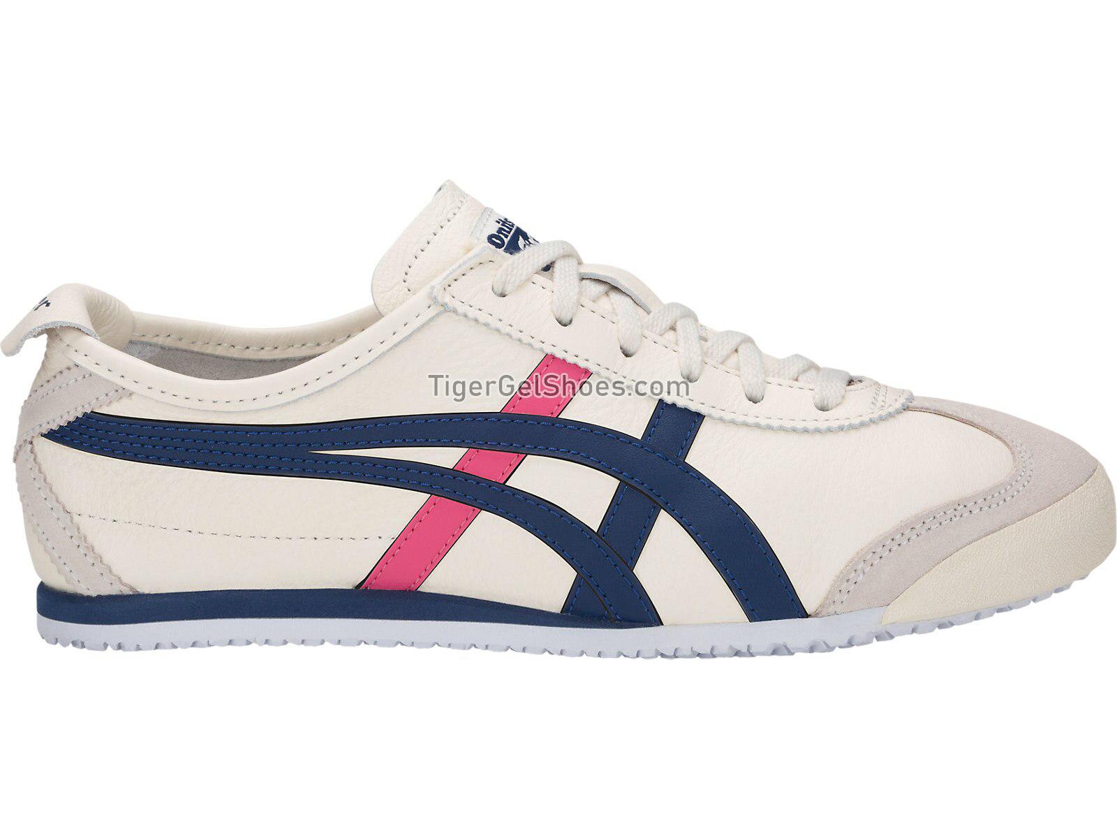 Onitsuka Tiger MEXICO 66 Cream/Midnight Blue 1182A078-103 Womens Shoes