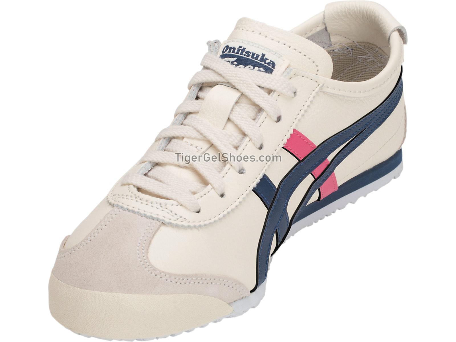 Onitsuka Tiger MEXICO 66 Cream/Midnight Blue 1182A078-103 Womens Shoes