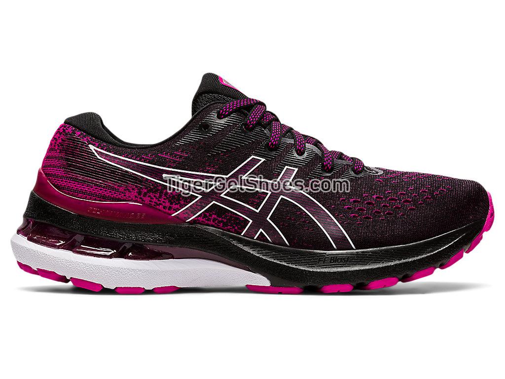 Asics GEL-KAYANO 28 Black/Pink Rave 1012B047-002 Womens Running Shoes